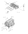 Diagram for Mopar Cylinder Head Bolts - 68440264AA