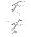 Diagram for 1997 Chrysler Sebring Window Crank Handles - MR757792