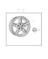 Diagram for 2010 Dodge Charger Spare Wheel - 82209999AB