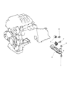 Diagram for 2009 Dodge Sprinter 2500 Engine Mount - 68013685AA