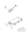 Diagram for 2015 Dodge Viper Car Key - 5035395AA