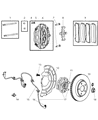 Diagram for Dodge Challenger Brake Bleeder Screw - 5174319AA