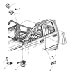 Diagram for Dodge Steering Angle Sensor - 68050846AA