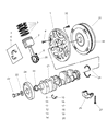 Diagram for 1994 Jeep Grand Cherokee Torque Converter - R4736599AB