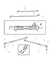 Diagram for Dodge Intrepid Steering Gear Box - 4897712AA