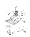 Diagram for 2001 Dodge Ram 1500 Automatic Transmission Shifter - 5003211AA