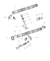 Diagram for Chrysler Voyager Camshaft - 4781678AA