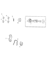 Diagram for 2012 Jeep Compass Door Lock Cylinder - 5191980AA