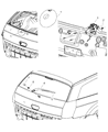 Diagram for 2006 Dodge Magnum Wiper Motor - 55077451AC