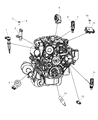 Diagram for Chrysler Aspen Oil Pressure Switch - 68060337AA