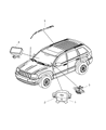 Diagram for 2006 Jeep Commander Air Bag - 5JY991DVAD