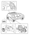 Diagram for 2003 Jeep Liberty Lug Nuts - 6506924AA