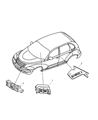 Diagram for Chrysler PT Cruiser Air Bag Sensor - 4671884AC