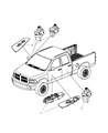 Diagram for Ram Door Lock Switch - 68021708AC