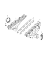 Diagram for 2014 Dodge Viper Exhaust Manifold - 5038732AA