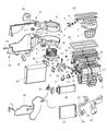 Diagram for Jeep Grand Cherokee Heater Core - 5143101AA