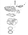 Diagram for Chrysler Throttle Body - 53032801AB