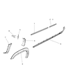 Diagram for Dodge Ram 3500 Door Moldings - 55077174AD