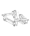 Diagram for Jeep Liberty Front Cross-Member - 52059463AE