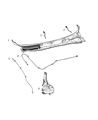 Diagram for 2020 Dodge Challenger Windshield Washer Nozzle - 68260442AB