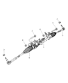 Diagram for 2011 Dodge Challenger Steering Gear Box - 4584571AB