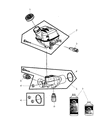 Diagram for Chrysler Brake Fluid Level Sensor - 5142505AA