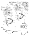 Diagram for Chrysler Town & Country Brake Line - 4721323AC