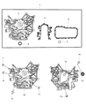 Diagram for 2007 Chrysler Pacifica Timing Cover - 68001673AB