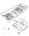 Diagram for 2013 Ram 1500 Floor Pan - 68095922AC