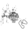 Diagram for Dodge Ram 3500 Drive Belt - 53032307AC