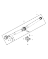 Diagram for Dodge Journey Drive Shaft - 5157005AF