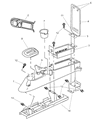 Diagram for 2002 Chrysler Prowler Center Console Base - MT47LAZ