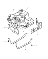 Diagram for 1999 Chrysler LHS Fuel Filter - 5003960AA