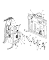 Diagram for 2005 Dodge Ram 3500 Seat Belt - 5JY311DVAD