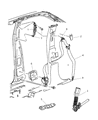 Diagram for 2008 Jeep Commander Seat Belt - 5HQ37ZJ3AL