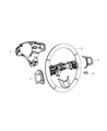 Diagram for 2012 Chrysler 300 Steering Wheel - 1XT961X9AA