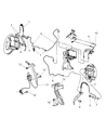 Diagram for 2006 Dodge Caravan Brake Proportioning Valve - 4683950AB