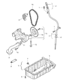 Diagram for Dodge Avenger Timing Chain Tensioner - 68000681AA