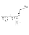 Diagram for Chrysler Fuel Injector - 4891577AC