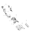 Diagram for 2022 Dodge Challenger Exhaust Heat Shield - 68217802AB