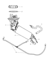 Diagram for Dodge Neon Fuel Filter - 5278631AA