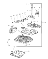Diagram for 2003 Jeep Wrangler Automatic Transmission Filter - 52852913AA