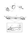 Diagram for 1998 Jeep Grand Cherokee Car Speakers - 56008731AB