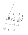 Diagram for Dodge Antenna - 68071978AA