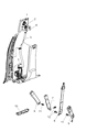 Diagram for Dodge Ram 1500 Seat Belt - 5KP991DVAC