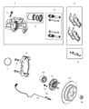 Diagram for Mopar Wheel Bearing - 4779612AD