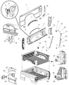 Diagram for Dodge Ram 2500 Door Hinge - 55276230AC