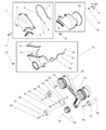 Diagram for 1999 Dodge Avenger Timing Cover - MD311060