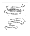 Diagram for 2005 Dodge Neon Bumper - 5102975AA