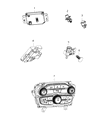 Diagram for 2015 Dodge Charger A/C Switch - 56054683AB